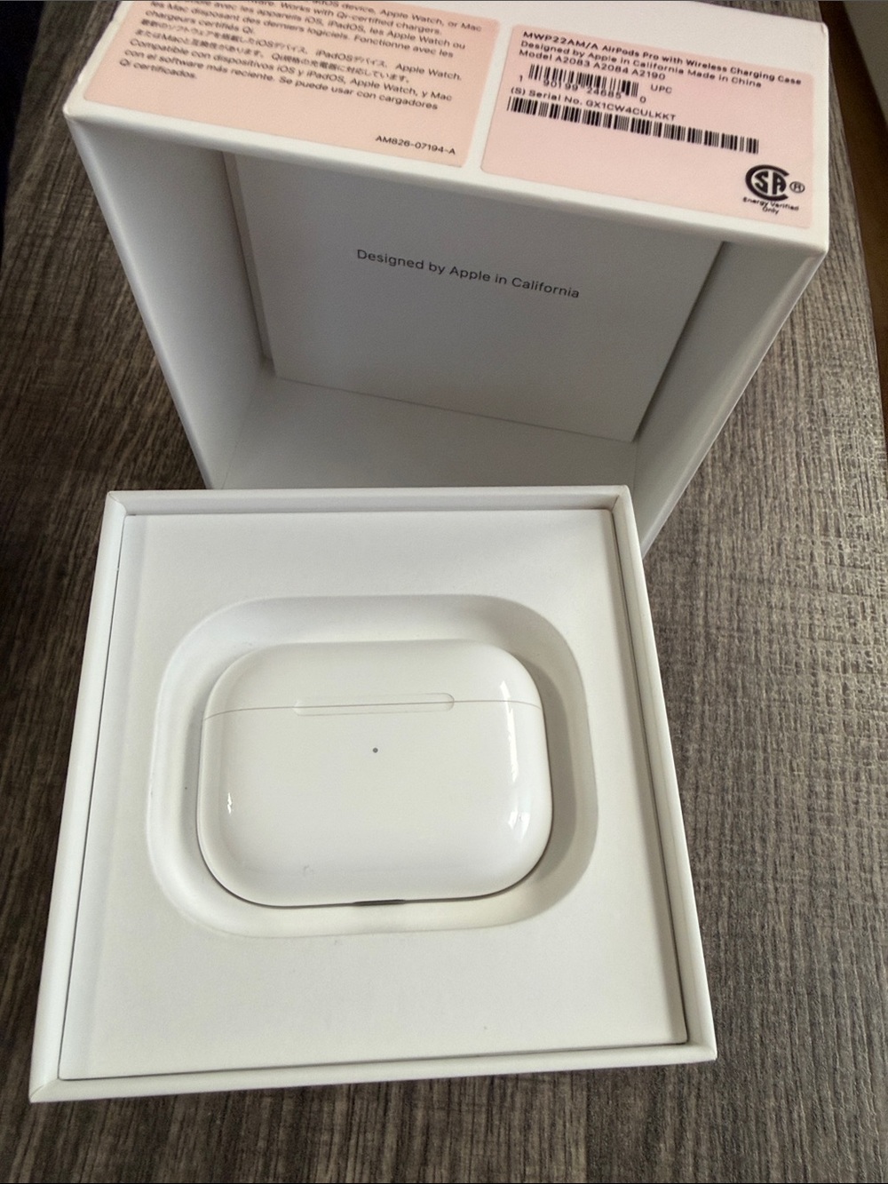 Apple AirPods Pro 1st Generation Wireless Earbuds & Wireless Charging Case - Picture 6 of 14